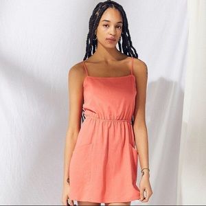 Coral Urban Outfitters dress